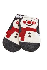 Kalėdinės kojinės moterims, pilkos kaina ir informacija | Moteriškos kojinės | pigu.lt