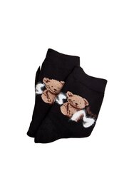 Kojinės moterims Aura Via 402016076, juodos kaina ir informacija | Moteriškos kojinės | pigu.lt