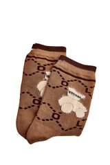 Kojinės moterims Aura Via 534452315, rudos kaina ir informacija | Moteriškos kojinės | pigu.lt