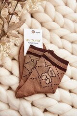 Kojinės moterims Aura Via 616163098, rudos kaina ir informacija | Moteriškos kojinės | pigu.lt