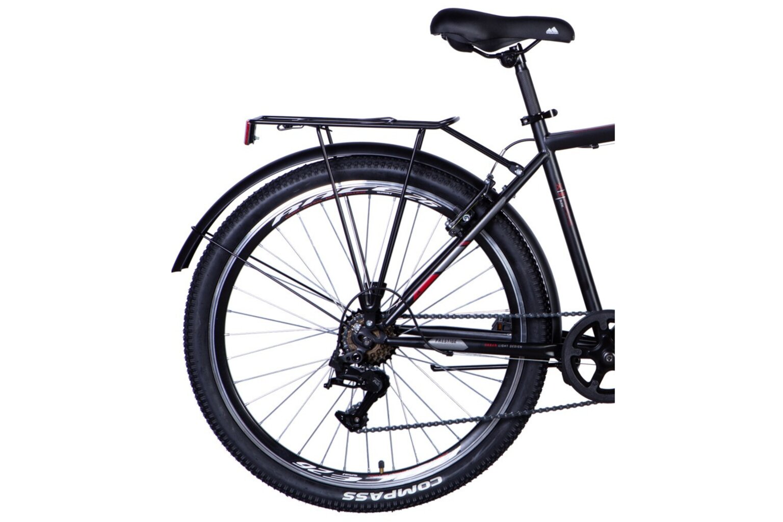 Trekingo dviratis Prestige 26", pilkas kaina ir informacija | Dviračiai | pigu.lt