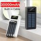 Solar Power Bank 30 000 mAh цена и информация | Atsarginiai maitinimo šaltiniai (power bank) | pigu.lt