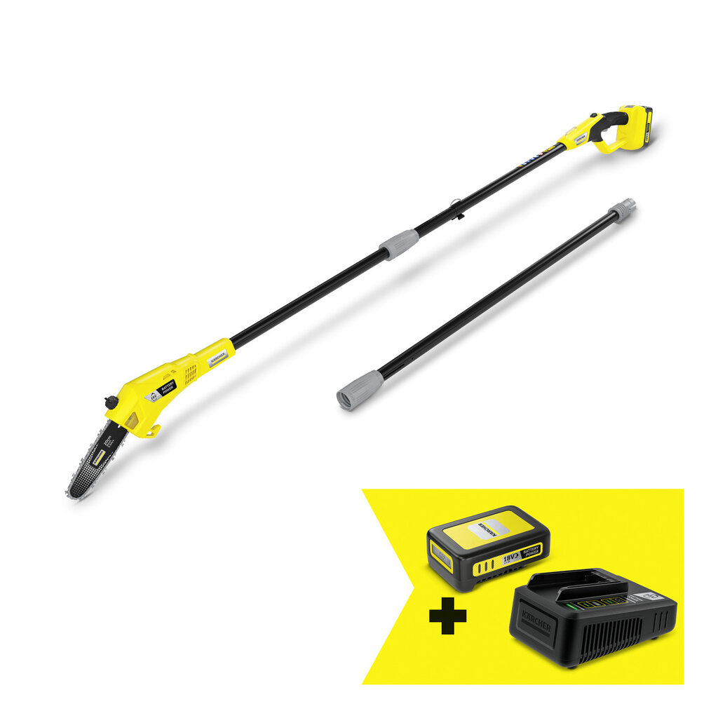 Akumuliatorinis pjūklas Karcher PSW 18-20 & Starter Kit 18/25, 1 vnt. цена и информация | Sodo įrankiai | pigu.lt