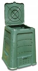 Компостер Экобат 600Л, зеленый цена и информация | Уличные контейнеры, контейнеры для компоста | pigu.lt