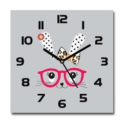 Sieninis laikrodis Triušis su akiniais цена и информация | Часы | pigu.lt