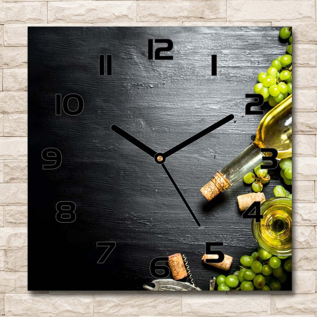 Sieninis laikrodis Baltasis vynas ir vaisiai цена и информация | Laikrodžiai | pigu.lt