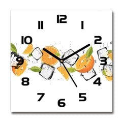 Sieninis laikrodis Apelsinai su ledukais цена и информация | Часы | pigu.lt
