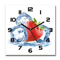 Sieninis laikrodis Braškės su ledais цена и информация | Часы | pigu.lt