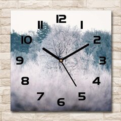 Sieninis laikrodis Žiemos medžiai цена и информация | Часы | pigu.lt