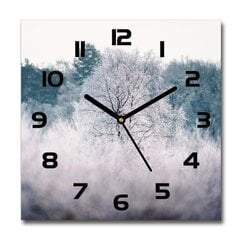 Sieninis laikrodis Žiemos medžiai цена и информация | Часы | pigu.lt