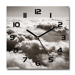 Sieninis laikrodis Debesys iš paukščio skrydžio цена и информация | Часы | pigu.lt