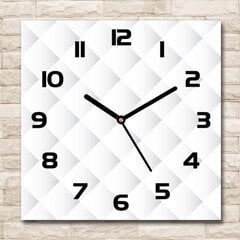 Sieninis laikrodis Kvadratų fonas kaina ir informacija | Laikrodžiai | pigu.lt