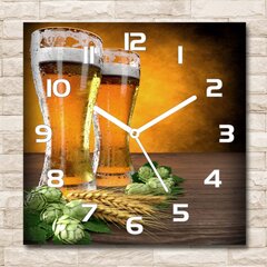 Sieninis laikrodis Du bokalai alaus kaina ir informacija | Laikrodžiai | pigu.lt