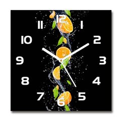 Sieninis laikrodis Apelsinai ir vanduo цена и информация | Часы | pigu.lt