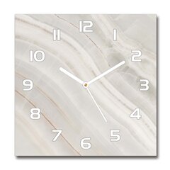 Sieninis laikrodis Marmuro tekstūra kaina ir informacija | Laikrodžiai | pigu.lt