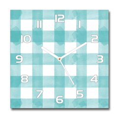 Sieninis laikrodis Mėlynas tinklelis kaina ir informacija | Laikrodžiai | pigu.lt