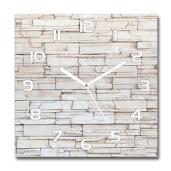 Sieninis laikrodis Balto akmens siena kaina ir informacija | Laikrodžiai | pigu.lt