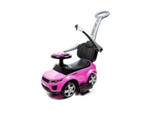 Paspiriamas vaikiškas automobilis-stumdukas su rankena Rider, rožinė kaina ir informacija | Žaislai kūdikiams | pigu.lt