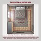 Šildymo kilimėlis Ryxon™ HM-200-9.0, 9 m², 1800 W: efektyvus grindų šildymo sprendimas kaina ir informacija | Grindų ir veidrodžių šildymo kilimėliai | pigu.lt