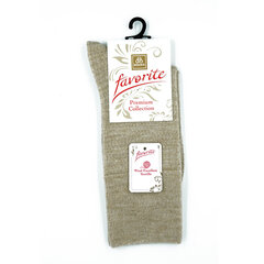 Женские шерстяные носки Favorite 22195 бежевые цена и информация | Женские носки | pigu.lt