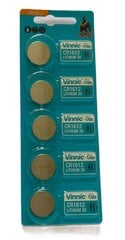 Elementai Vinnic 392F / SR41 1.55V 10 vnt. цена и информация | Батарейки | pigu.lt