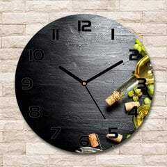 Sieninis laikrodis Baltasis vynas ir vaisiai цена и информация | Часы | pigu.lt