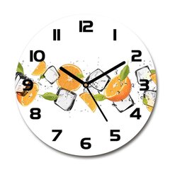Sieninis laikrodis Apelsinai su ledukais цена и информация | Часы | pigu.lt