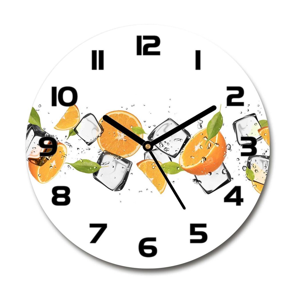 Sieninis laikrodis Apelsinai su ledukais kaina ir informacija | Laikrodžiai | pigu.lt