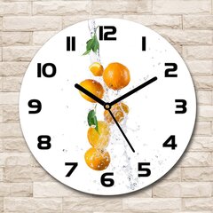 Sieninis laikrodis Apelsinai ir vanduo цена и информация | Часы | pigu.lt