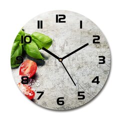 Sieninis laikrodis Pomidorai ir bazilikas kaina ir informacija | Laikrodžiai | pigu.lt