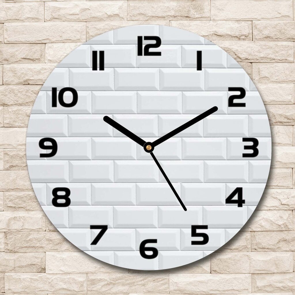 Sieninis laikrodis Keraminė siena kaina ir informacija | Laikrodžiai | pigu.lt