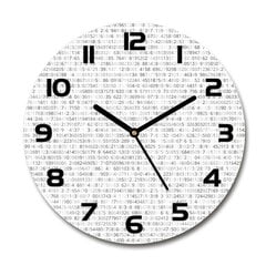 Sieninis laikrodis Dvejetainis kodas kaina ir informacija | Laikrodžiai | pigu.lt
