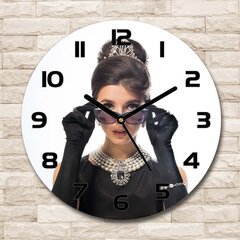 Sieninis laikrodis Moteris su akiniais kaina ir informacija | Laikrodžiai | pigu.lt