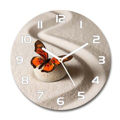 Sieninis laikrodis Zen akmuo ir drugelis kaina ir informacija | Laikrodžiai | pigu.lt