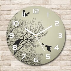 Sieninis laikrodis Varnos ant medžio цена и информация | Часы | pigu.lt