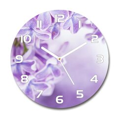 Sieninis laikrodis Alyvinės gėlės kaina ir informacija | Laikrodžiai | pigu.lt