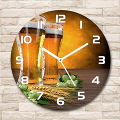 Sieninis laikrodis Du bokalai alaus цена и информация | Часы | pigu.lt