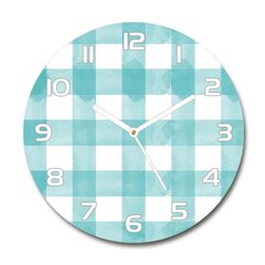 Sieninis laikrodis Mėlynas pledas kaina ir informacija | Laikrodžiai | pigu.lt