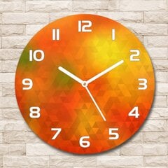 Sieninis laikrodis Abstrakcijos trikampiai kaina ir informacija | Laikrodžiai | pigu.lt