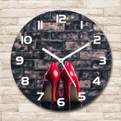 Sieninis laikrodis Raudoni kulniukai kaina ir informacija | Laikrodžiai | pigu.lt