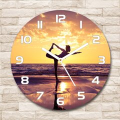 Sieninis laikrodis Joga paplūdimyje kaina ir informacija | Laikrodžiai | pigu.lt
