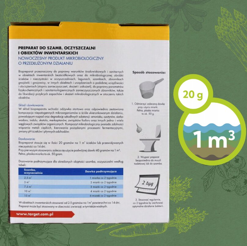 Bakterijų mikrobiologinis preparatas septikams ir namų nuotekų valymo įrenginiams Target, 2.5 kg цена и информация | Mikroorganizmai, bakterijos | pigu.lt