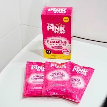 The Pink Stuff tualeto valymo milteliai, 3 vnt. цена и информация | Valikliai | pigu.lt