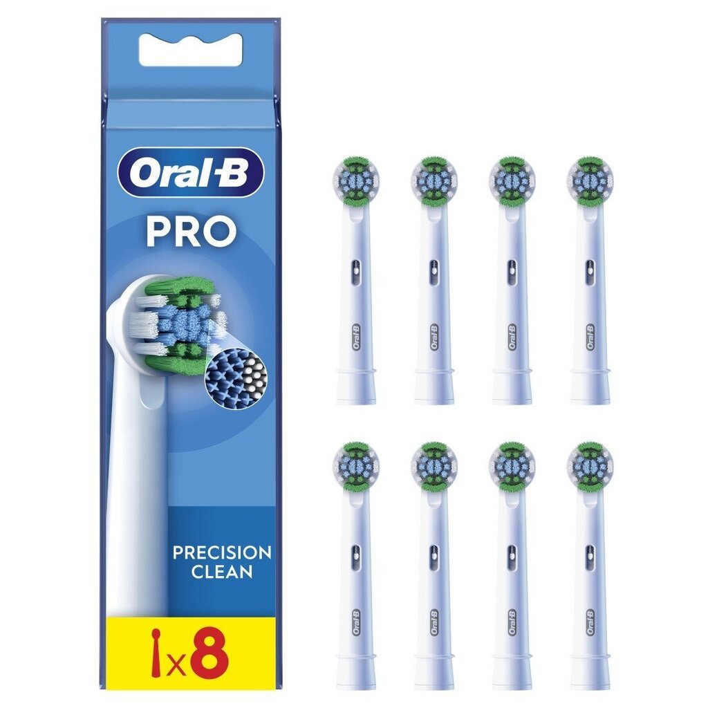 Oral-B EB20-8 Precision Clean Pro kaina ir informacija | Elektrinių dantų šepetėlių antgaliai | pigu.lt