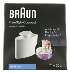 BRAUN ФИЛЬТР ПРОТИВ НАКИПИ РЕЗЕРВУАР ДЛЯ ВОДЫ CARESTYLE IRON IS2043 IS2044 цена и информация | Аксессуары для бытовой техники | pigu.lt