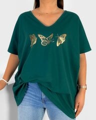 Блузка женская Merry Rose, зеленая цена и информация | Женские блузки, рубашки | pigu.lt