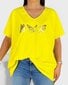 Palaidinė moterims Merry Rose, geltona kaina ir informacija | Palaidinės, marškiniai moterims | pigu.lt