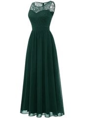 Длинное женское платье Dressystar, темно-зеленый цена и информация | Платья | pigu.lt
