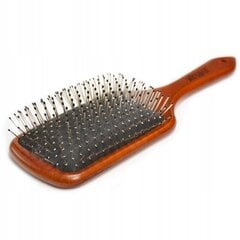 Šepetys Xhair Paddle Brush, medinis, 1 vnt. цена и информация | Расчески, щетки для волос, ножницы | pigu.lt