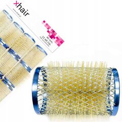 Plaukų voleliai Xhair, 40 mm, metaliniai kaina ir informacija | Šepečiai, šukos, žirklės | pigu.lt